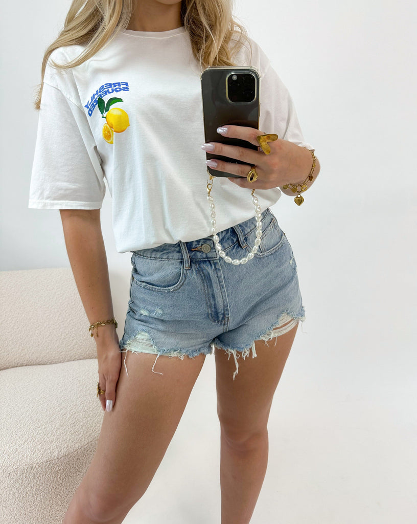 Denim shorts, kort spijker broekje